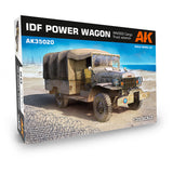 AK Interactive IDF Power Wagon WM300 Cargo Truck w/winch Scale Model, 1:35