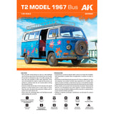 AK Interactive T2 Model 1967 Bus Scale Model, 1:35