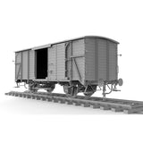 AK Interactive German Railway Covered G10 Wagon Gedeckter Güterwagen Scale Model, 1:35