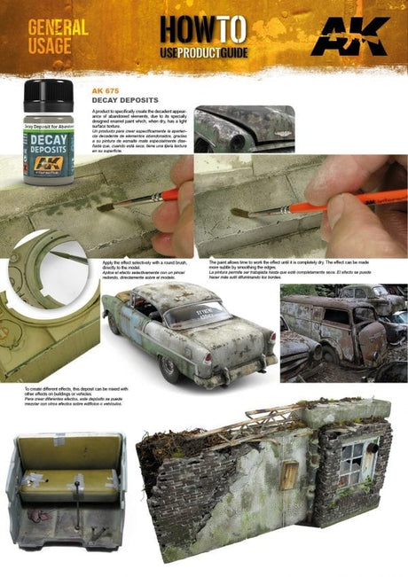 AK Interactive Decay Deposits for Abandoned Vehicles, 35 ml