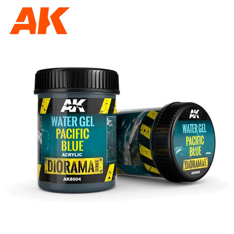 AK Interactive Diorama - Water Gel Pacific Blue Texture, 250 ml