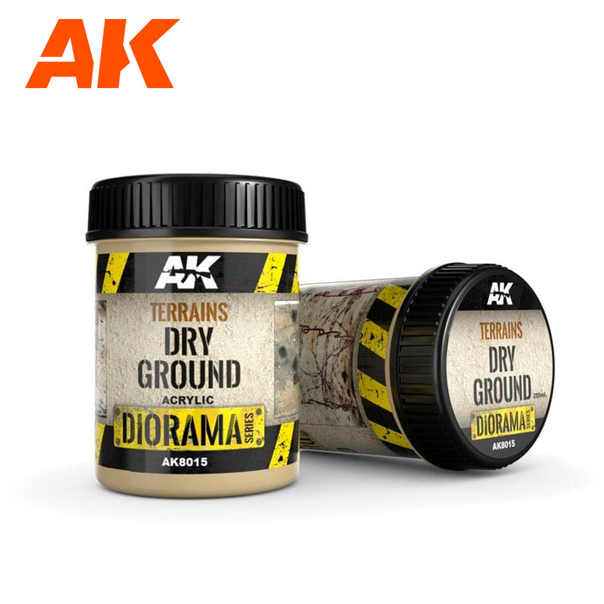 AK Interactive Diorama - Terrains Dry Ground Texture, 250 ml