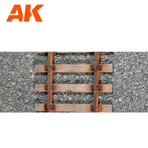 AK Interactive Diorama Railroad Ballast, 100 ml