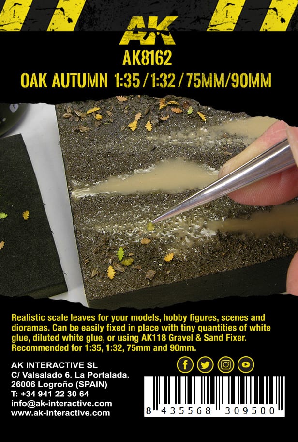 AK Interactive Oak Autumn Leaves, 1:35