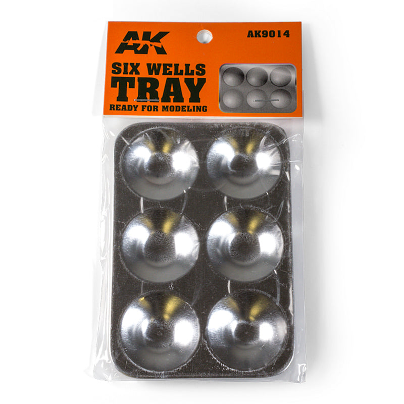 AK Interactive Six Wells Tray for Mixing