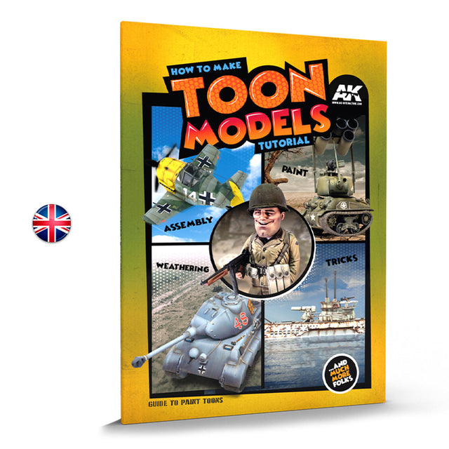 AK Interactive How to Make Toon Models Tutorial Learning Book