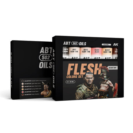 ABTEILUNG 502 Flesh Colors Oil Paint Set, 6x20 ml