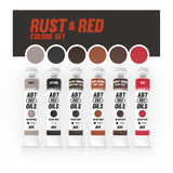 ABTEILUNG 502 Rust and Red Oil Paint Set, 6x20 ml