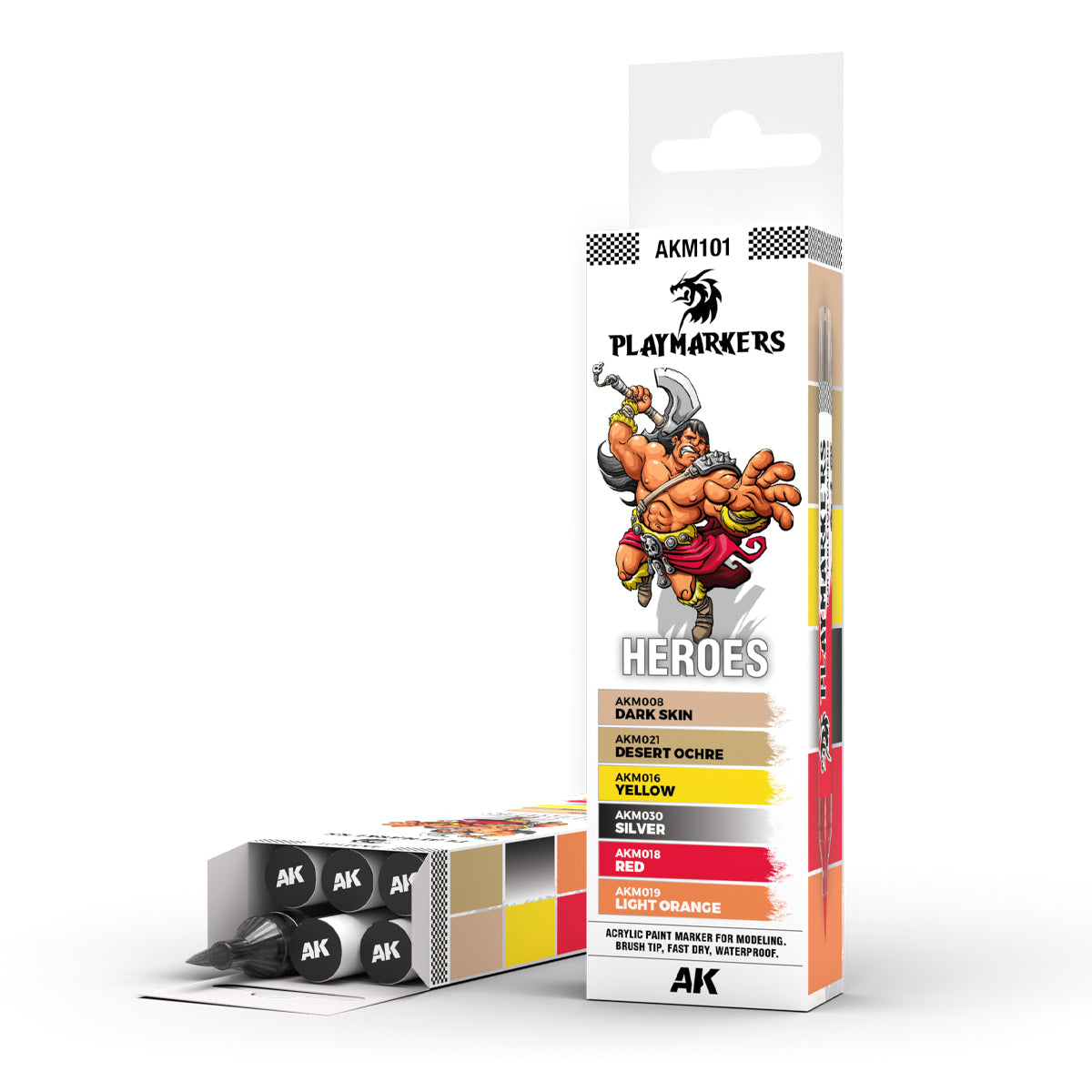 AK Interactive Playmarkers Heroes Set, 6 pcs.