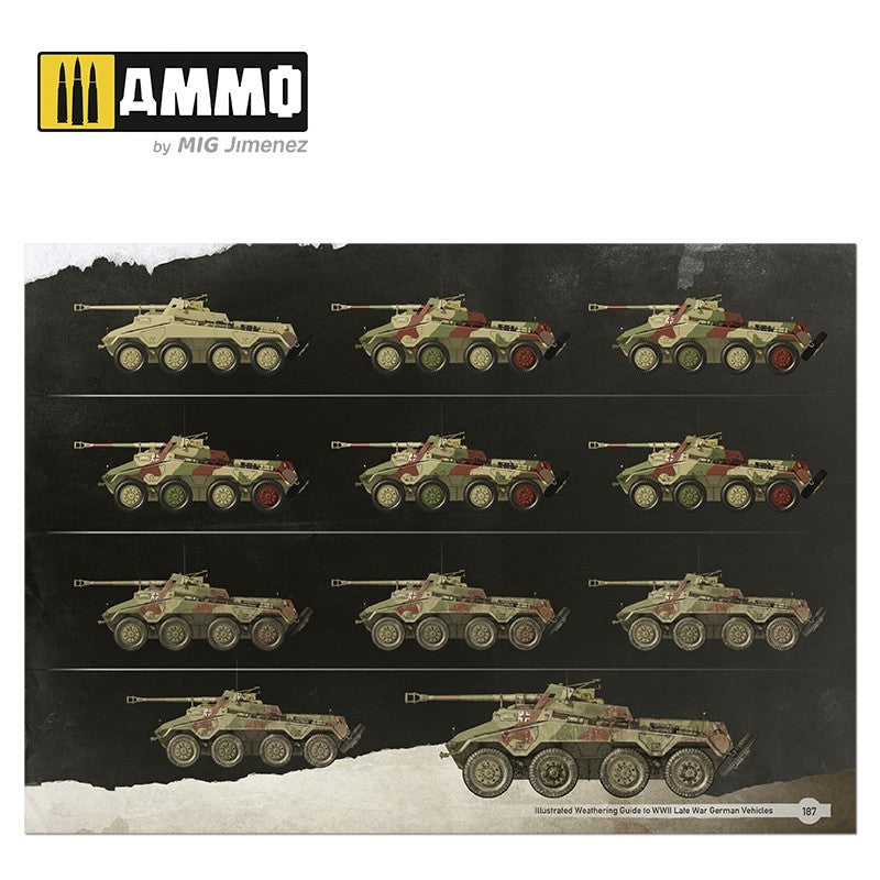 AMMO by Mig Illustrated Weathering Guide to WWII Late German Vehicles