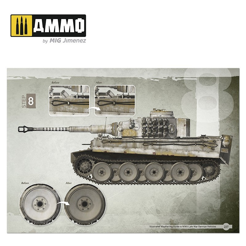 AMMO by Mig Illustrated Weathering Guide to WWII Late German Vehicles