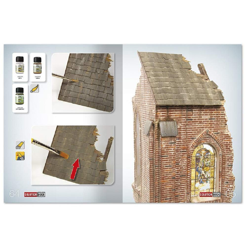 AMMO by Mig Solution Book "How to Paint Brick Buildings"