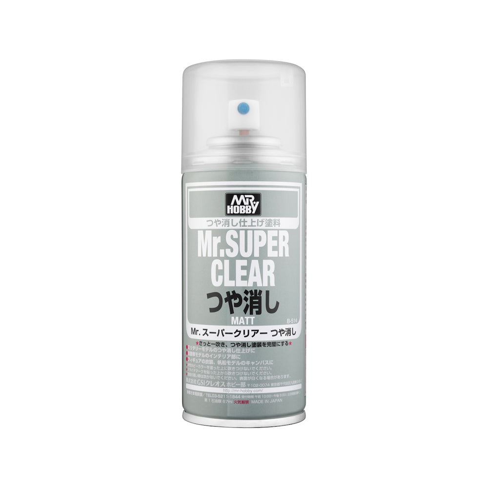 Mr. Hobby Mr. Super Clear Matt Spray Varnish, 170 ml