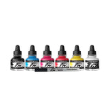 Daler-Rowney FW Primary Acrylic Ink Set, 6 Colours