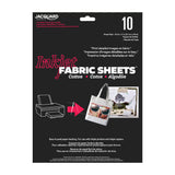 Jacquard Inkjet Cotton Fabric Sheets, 10 pcs.