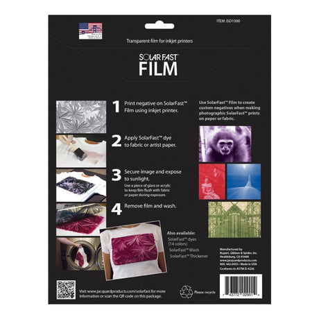 Jacquard SolarFast Film Pack, 8 pcs.