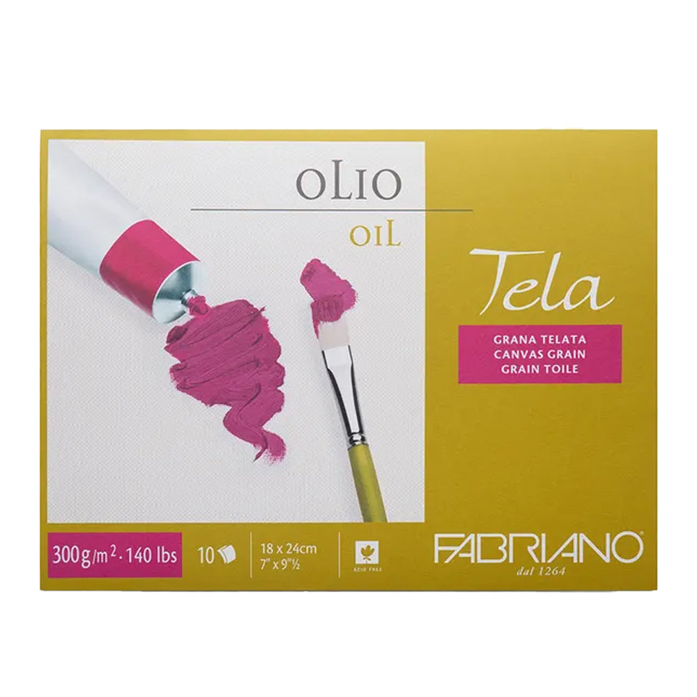 Fabriano Tela Paper for Oil Painting, 10 sheets, 300 gsm