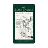 Faber-Castell 9000 Graphite Pencil Design Set, 12 pcs.
