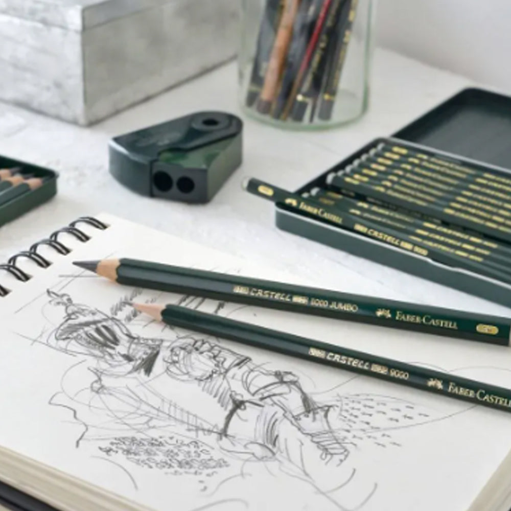 Faber-Castell 9000 Graphite Pencil Art Set, 12 pcs.