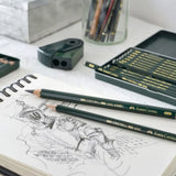 Faber-Castell 9000 Graphite Pencil Art Set, 12 pcs.