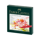 Faber-Castell Pitt Artist India Ink Brush Pen Set, 12 pcs., various colours
