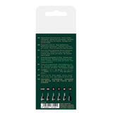 Faber-Castell Pitt Artist India Ink Pen Set, 6 pcs., Black, XXS, XS, S, F, M, 1.5