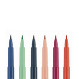 Faber-Castell Pitt Artist India Ink Brush Pen Set, 6 pcs., Comic Colouring