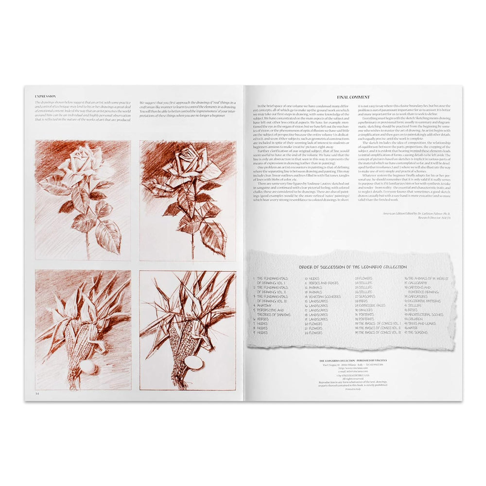 Leonardo Collection Drawing Learning Book - The Fundamentals Of Drawing, Vol. I