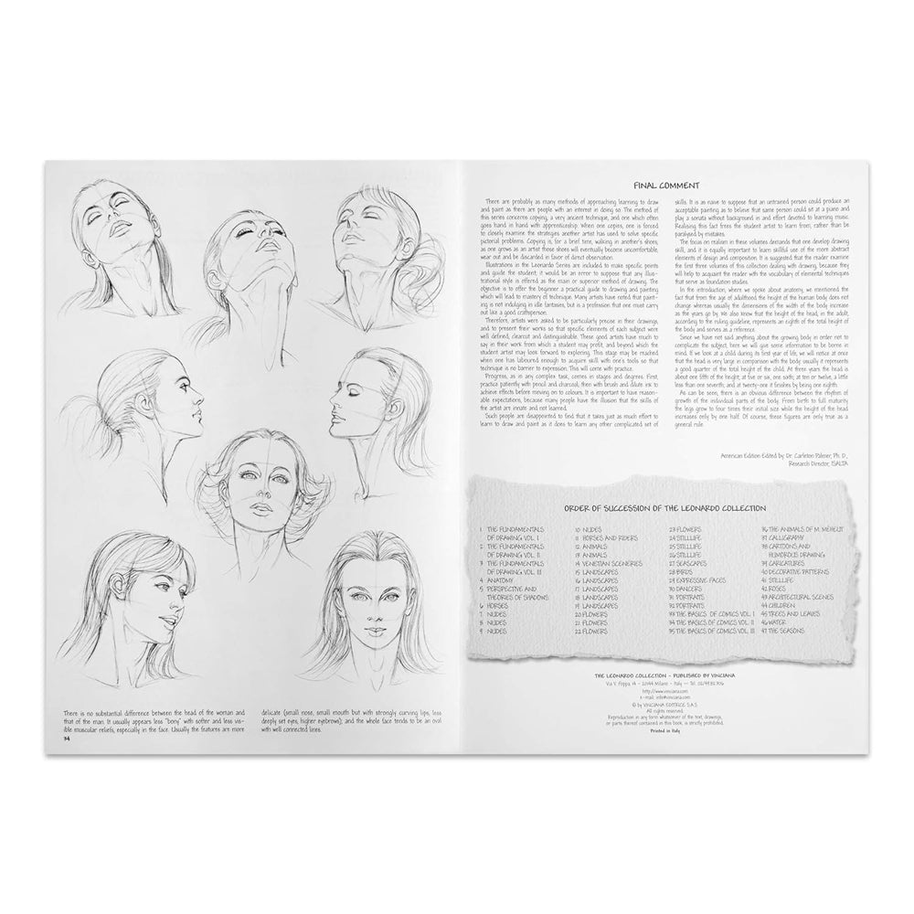 Leonardo Collection Drawing Learning Book - The Fundamentals Of Drawing, Vol. II