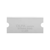Olfa Stainless Steel Scraper Replacement Blades, 40 mm, 6 pcs.