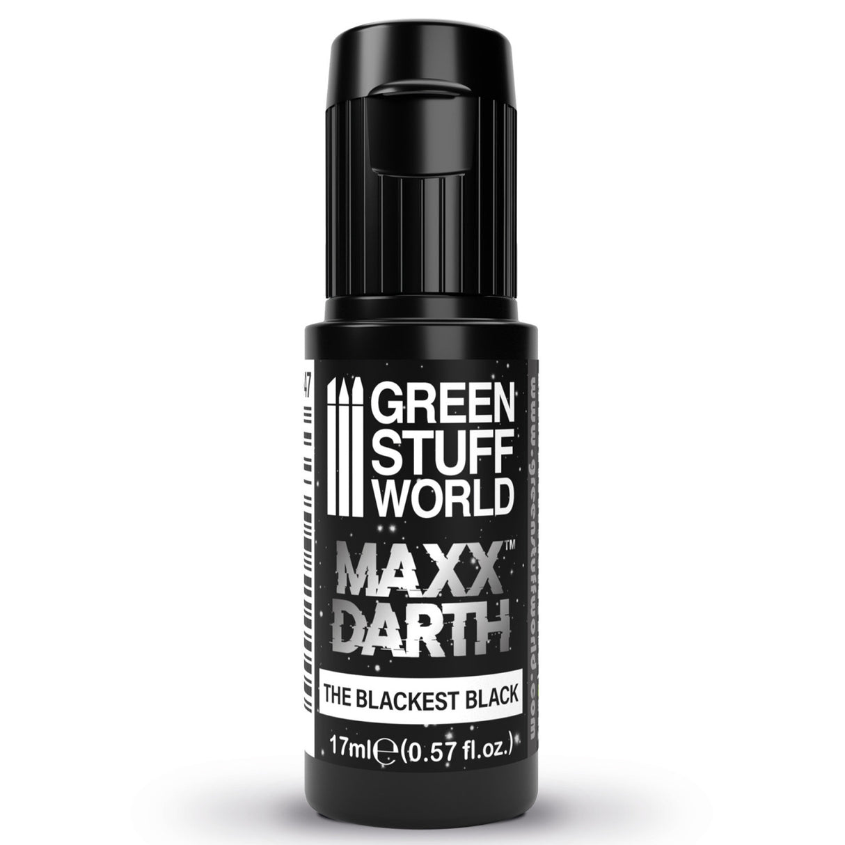 Green Stuff World Maxx Darth Black Paint, 17 ml