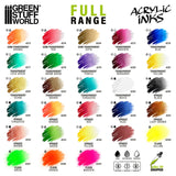 Green Stuff World Acrylic Inks Fluor Set, 4x30 ml
