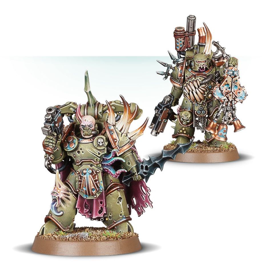 Warhammer 40,000 Death Guards: Plague Marines Miniatures Set