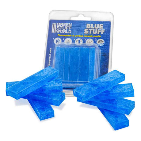 Green Stuff World Blue Stuff Mold, 8 Bars