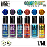 Green Stuff World Chameleon Acrylic Paint Set No. 1, 6x17 ml