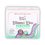 Resin Rockers Glimmer Cure Glitter UV Resin Hard Type, Full Kit
