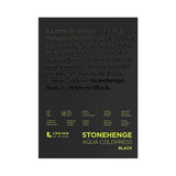 Stonehenge Aqua Black watercolor paper, 15 sheets, 140 lb