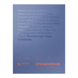 Stonehenge Aqua White watercolor paper, 15 sheets, 140 lb