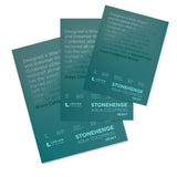Stonehenge Aqua White watercolor paper, 10 sheets, 300 lb