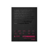 Stonehenge Aqua Black watercolor paper, 15 sheets, 140 lb