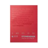 Stonehenge Aqua White watercolor paper, 15 sheets, 140 lb
