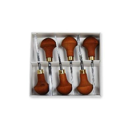 Pfeil Linoleum and Block Chisel Set, 6 pcs.