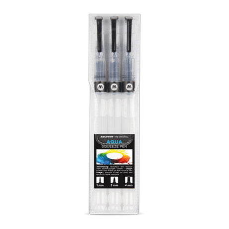 Molotow Aqua Squeeze Pens Basic Set, 3 pcs.
