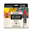 Sennelier Artist Oil Stick Introductory Set, 6x38 ml