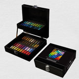 Sennelier ½-size dry pastel set in a wooden box, 60 colors