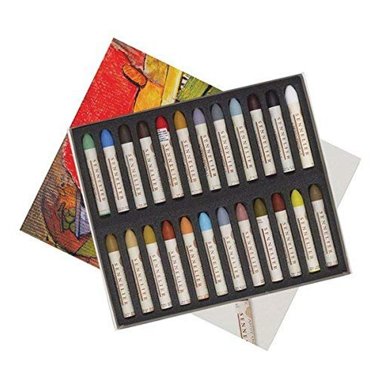 Sennelier Oil Pastel Set, 24 colors