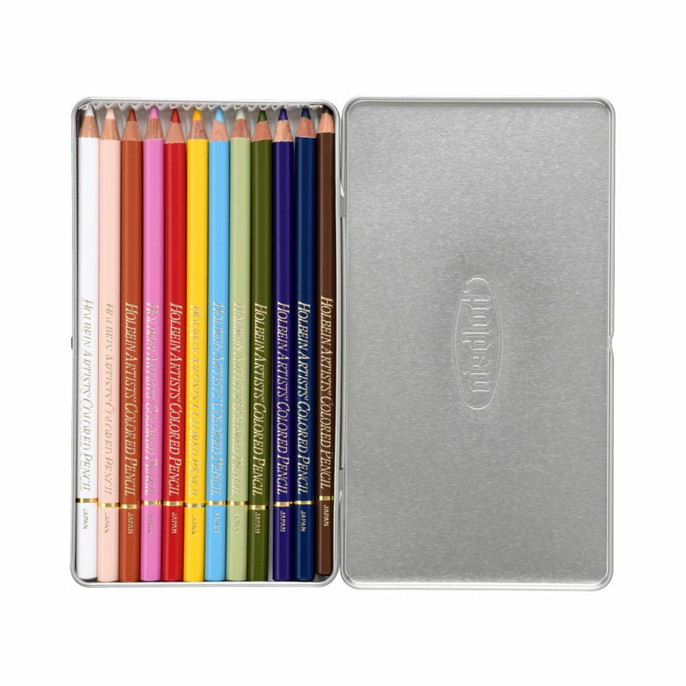 Holbein Artists' Coloured Pencil Portrait, 12 pcs.