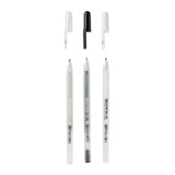 Sakura Gelly Roll Gel Pens Set Clear, Black, White, 3 pcs.