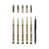 Sakura Pigma Micron Fineliner Set Manga, 6 Pens