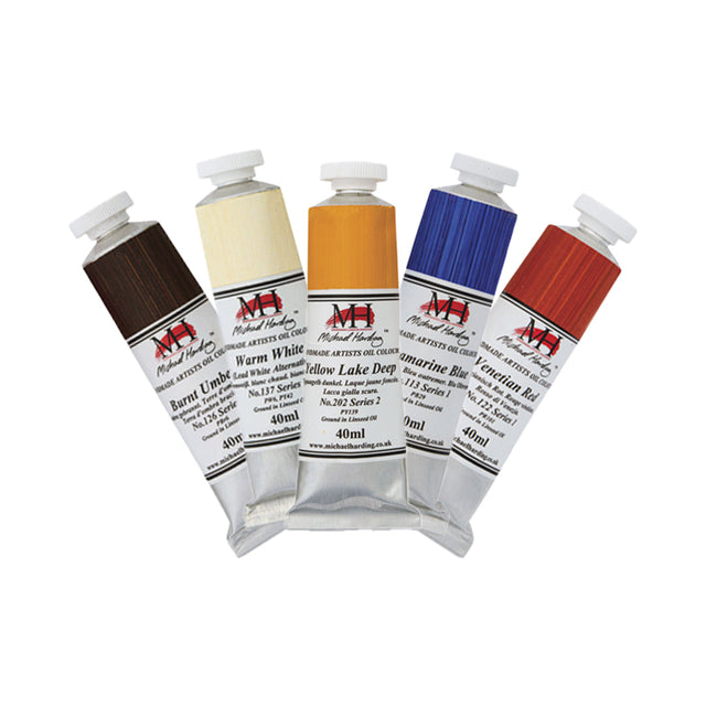 Michael Harding Oil Paint, Colours 1-62 (Part 1/2)